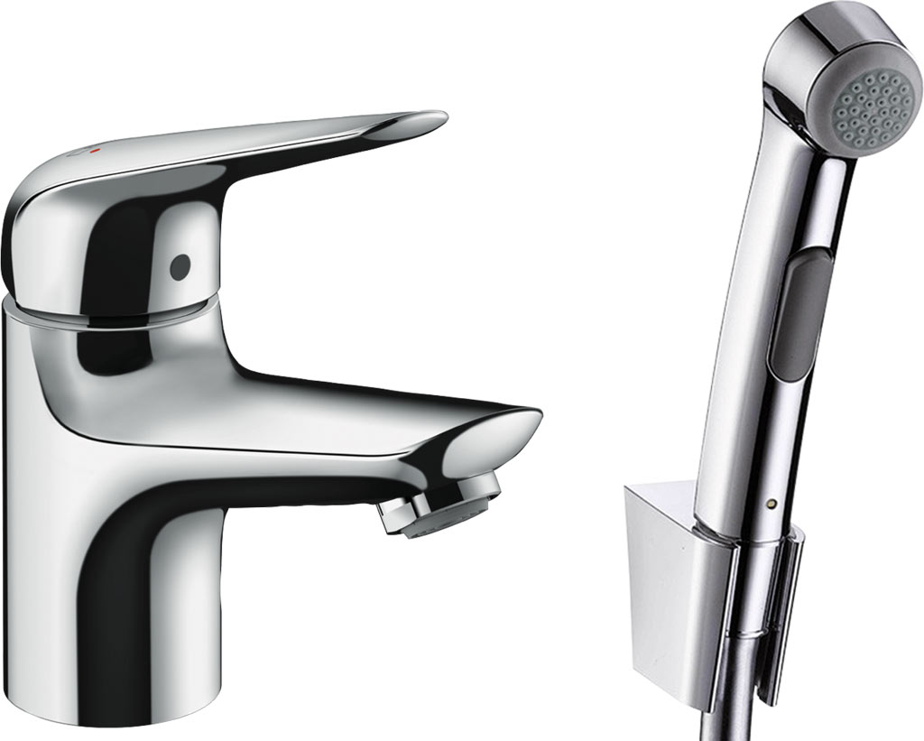 Hansgrohe Novus Egykaros mosdócsaptelep 70 bidette kézizuhannyal és 160 cm zuhanycsővel