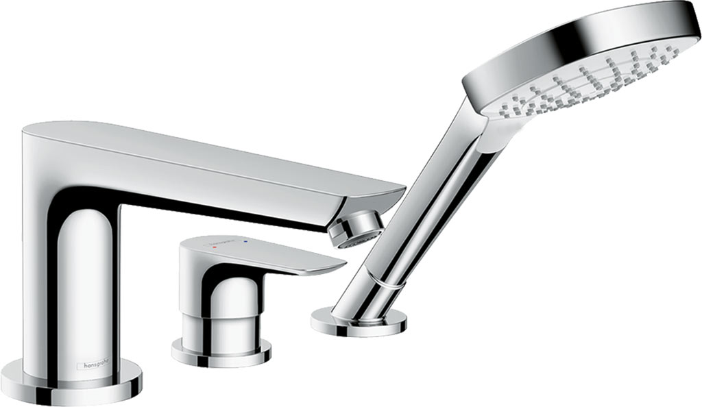 Hansgrohe Talis E 3-lyukú peremre szerelhető egykaros kádcsaptelep