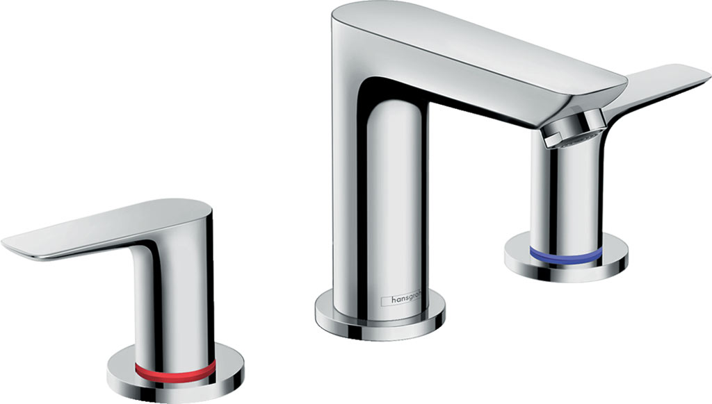 Hansgrohe Talis E 3-lyukú mosdócsaptelep automata lefolyó-garnitúrával
