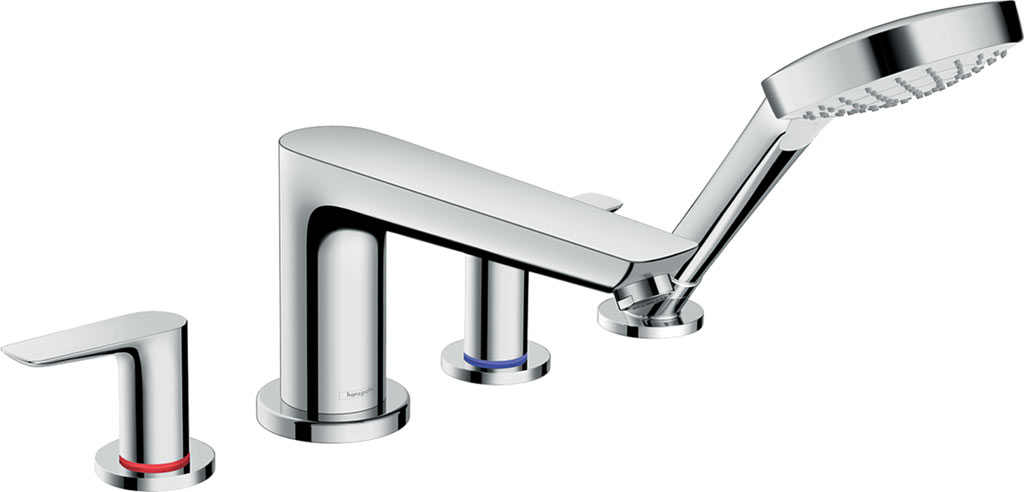 Hansgrohe Talis E 4-lyukú peremre szerelhető kádcsaptelep