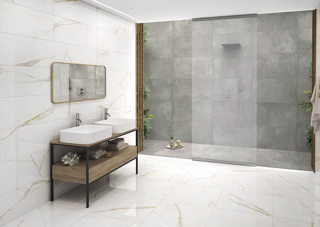 Porcelánicos HDC Calacatta Gold Falburkolat