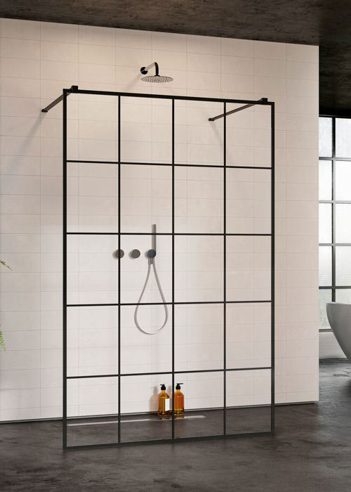 Radaway Modo New Black I 150 Factory Walk-in zuhanyfal