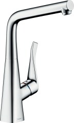 Hansgrohe Metris M71 Egykaros konyhai csaptelep 320, elfordítható kifolyóval 
