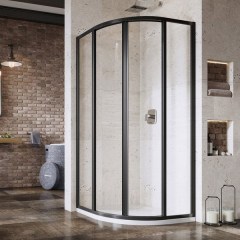 Ravak Supernova SKCP4-80 195 zuhanykabin ( fekete + Pearl polisztirén ) 