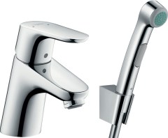 Hansgrohe Focus Egykaros mosdócsaptelep 70 bidette kézizuhannyal és 160 cm zuhanycsővel 