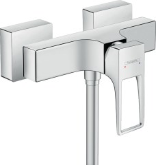 Hansgrohe Metropol Egykaros zuhanycsaptelep loop fogantyúval, falsíkon kívüli szereléshez 