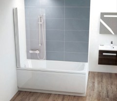 Ravak CVS1-80 kádparaván Jobb ( krómhatású + Transparent ) 