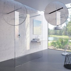 Ravak Walk-In Free zuhanyfal 160 ( Transparent ) 