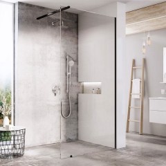 Ravak Walk-In Wall 130 (fényes + Transparent) 