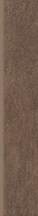 Paradyz Sextans Brown Mat lábazati elem 7,2 x 40