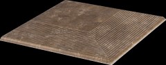 Paradyz Ilario Brown Stopnica Narozna lépcsőlap 30 x 30