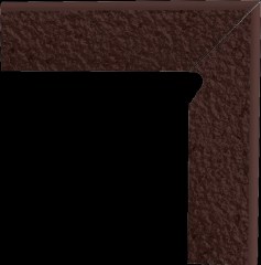 Paradyz Natural Brown Prawy Duro lábazati elem 8 x 30