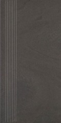Paradyz Rockstone Grafit Mat lépcsőlap 29,8 x 59,8