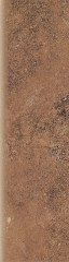 Paradyz Scandiano Rosso lábazati elem 8,1 x 30