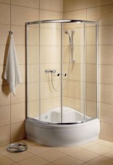 Radaway Classic A 1700 90x90x170 íves fabrik fehér zuhanykabin