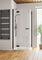 Radaway Essenza New Black PDD 90 J íves zuhanykabin