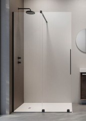 Radaway Furo Black Walk-in 150 bal Walk-in zuhanyfal