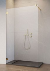 Radaway Essenza Pro Gold Walk-in 130 zuhanyfal