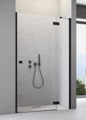 Radaway Essenza New Black DWJ 80 J fekete zuhanyajtó