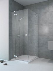Radaway Fuenta New KDD 100 B átlátszó szögletes zuhanykabin