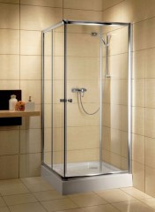 Radaway Classic C 90x90 grafit króm profillal szögletes zuhanykabin