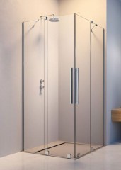 Radaway Furo KDD 80 B átlátszó szögletes zuhanykabin