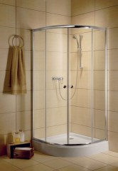 Radaway Classic A 90x90 íves átlátszó króm zuhanykabin