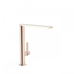 Tres Project-Tres egykaros, magasított (296 mm) mosdó csaptelep rose gold 21140501OP