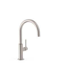 Tres Study Exclusive magasított, egykaros mosdó csaptelep, steel 26290402AC