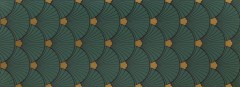 Tubadzin Sophisticated Green dekorcsempe 32,8 x 89,8 cm