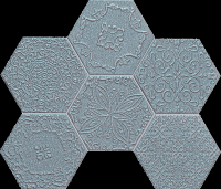 Tubadzin Lace Graphite mozaik 28,9x22,1 cm