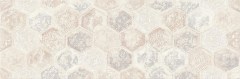 Valore Valletta Beige DC Hexa 3D dekorcsempe 25 x 75 cm